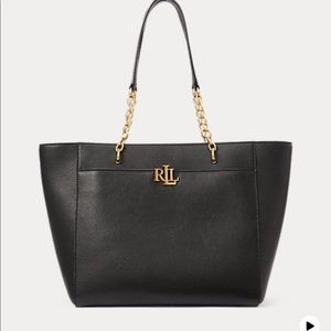 Ralph Lauren Medium Leather Tote